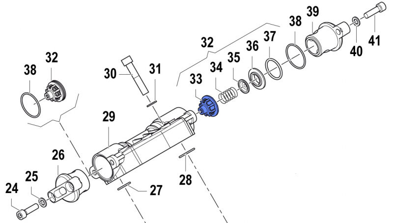 Valve Cage 1205003000 for Comet Pump APS 145