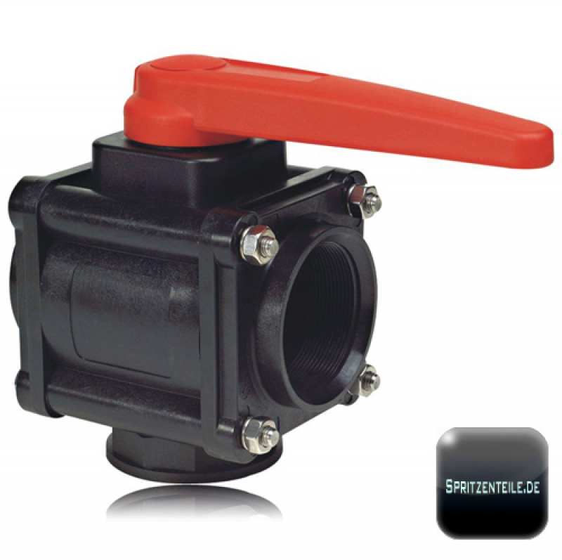 Arag Ball Valve 3-way series 453 connection below