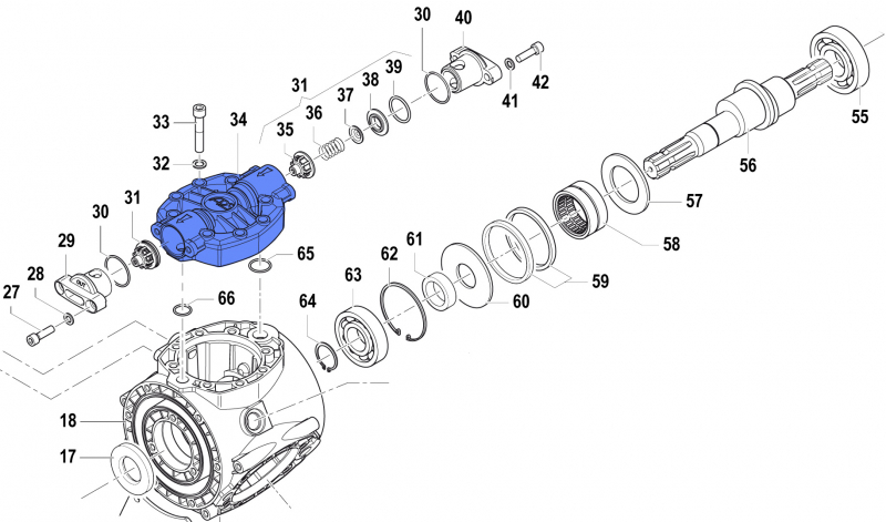 Pump Manifold 3218009900 for Comet Pumps APS 101-121