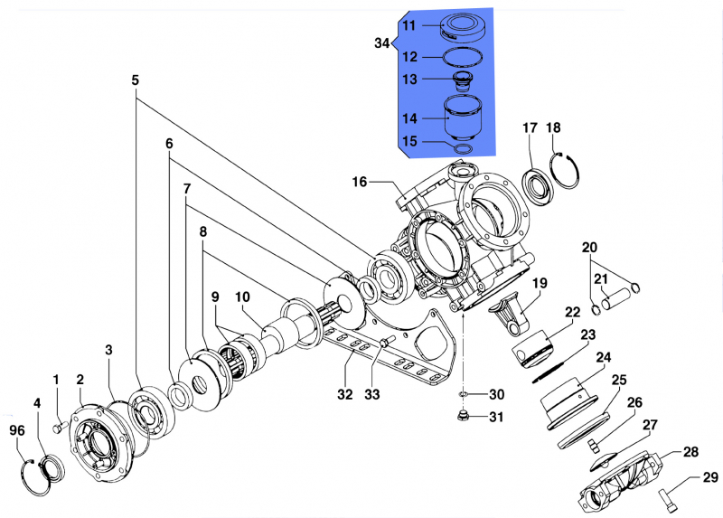Volum. Compen.  Kit 1208002000 for Comet P. IDS 1501-1701-2001