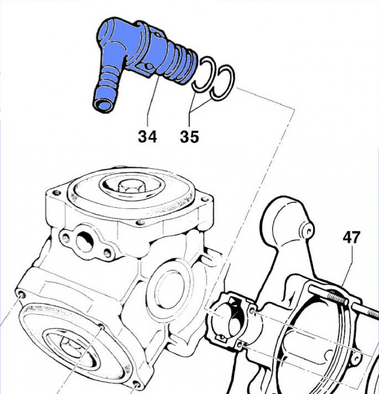Comet 28030033 Elbow quick coupling
