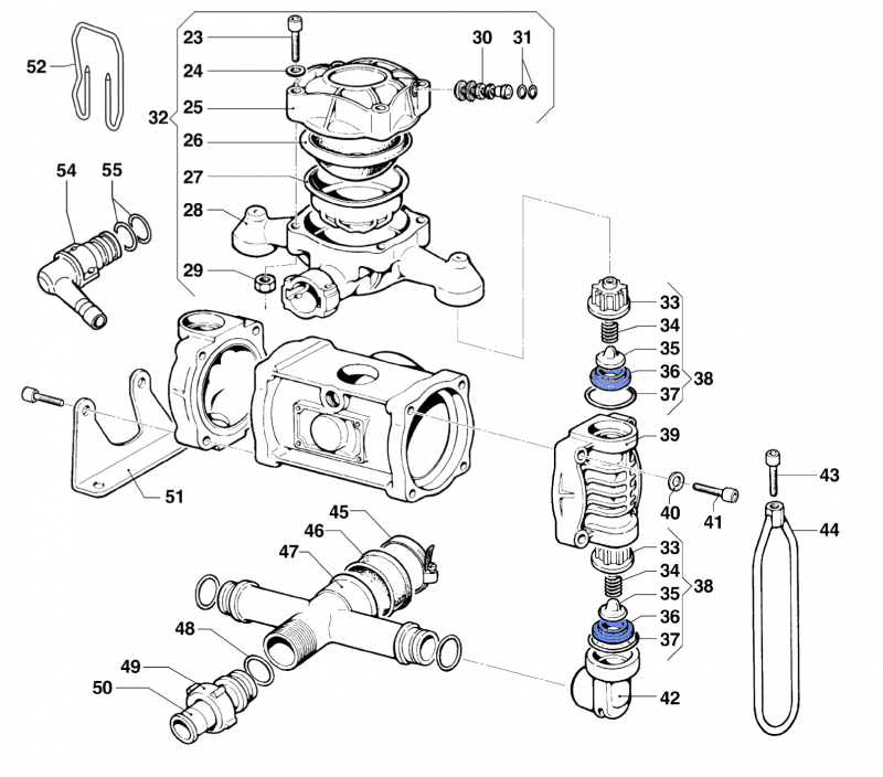 Comet Valve seat for BP 60 K