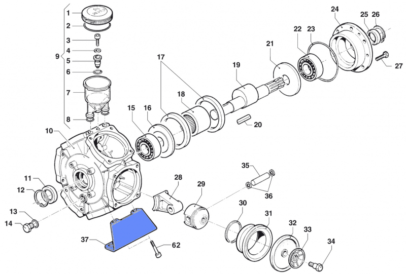Pump Mounting Bracket 2400009200 for Comet BP 205 K