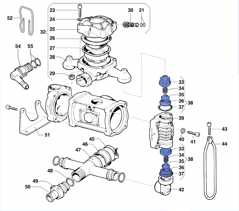 Comet Ventil Kit für BP 60 K