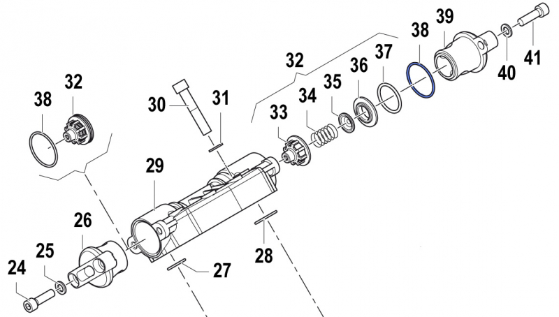 O-Ring 1210038500 for Comet Pump APS 145