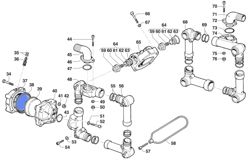 Druckspeichermembrane 1800003400 für Comet BP 151-171 K