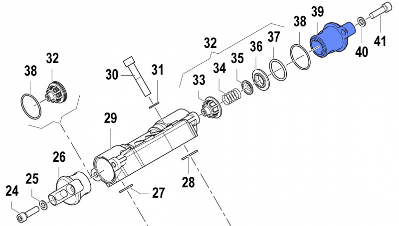 Plug 3202021900 for Comet Pump APS 145