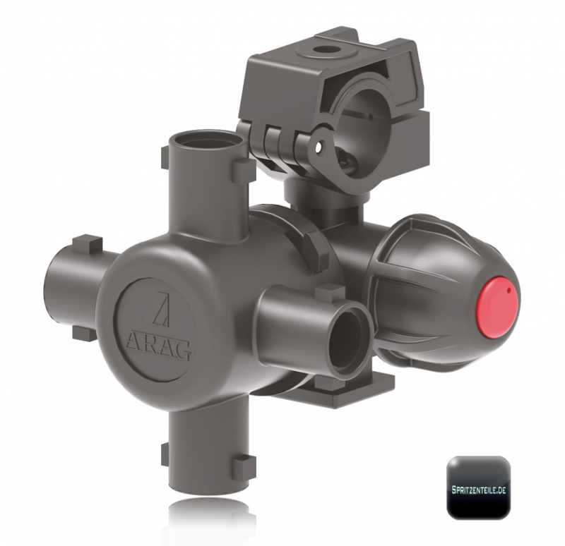 Arag Nozzle holder 4 ways for dry boom