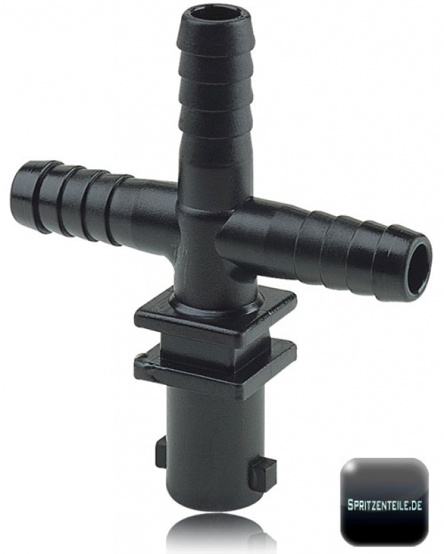 Arag facile nozzle holder with triple hose connection