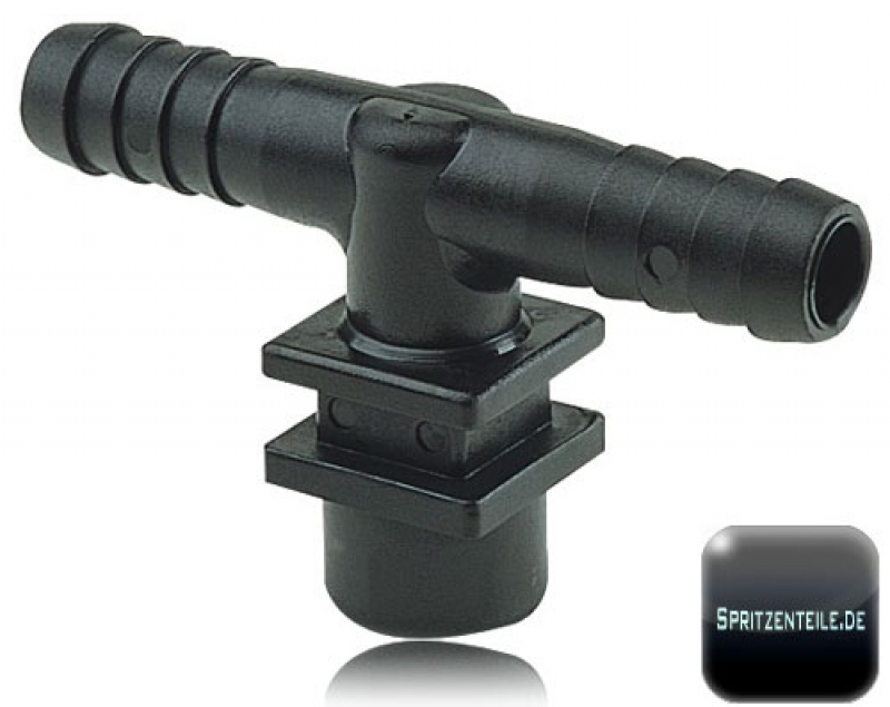 Arag facile nozzle holder with a double hose connection