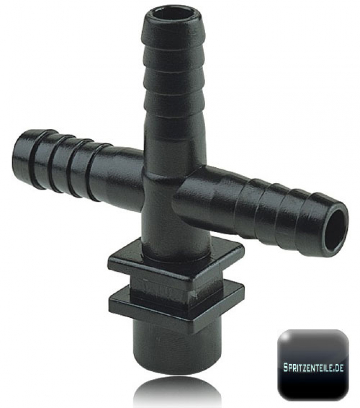 Arag facile nozzle holder with triple hose connection