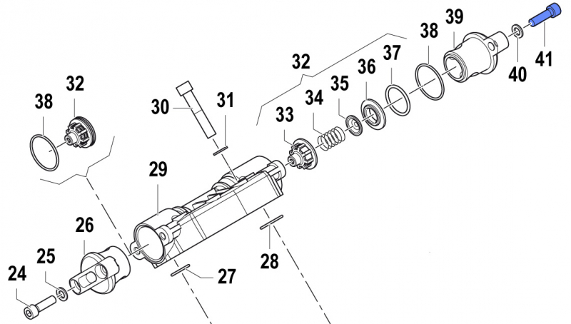 Schraube 3609000900 für Comet Pumpe APS 145