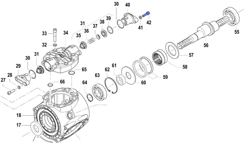 Schraube 3609000900 für Comet Pumpen APS 101-121