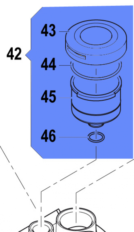 Volumetric Compensator Kit 1208001500  for Comet Pump APS 145