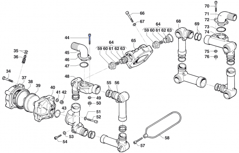Schraube 3609015600 für Comet Pumpe BP 151-171 K