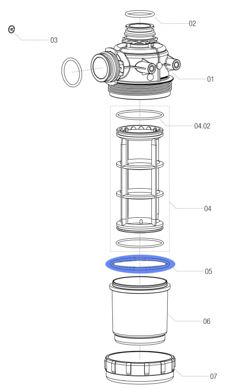 Arag O-Ring 454237090 for Filter Body Series 312