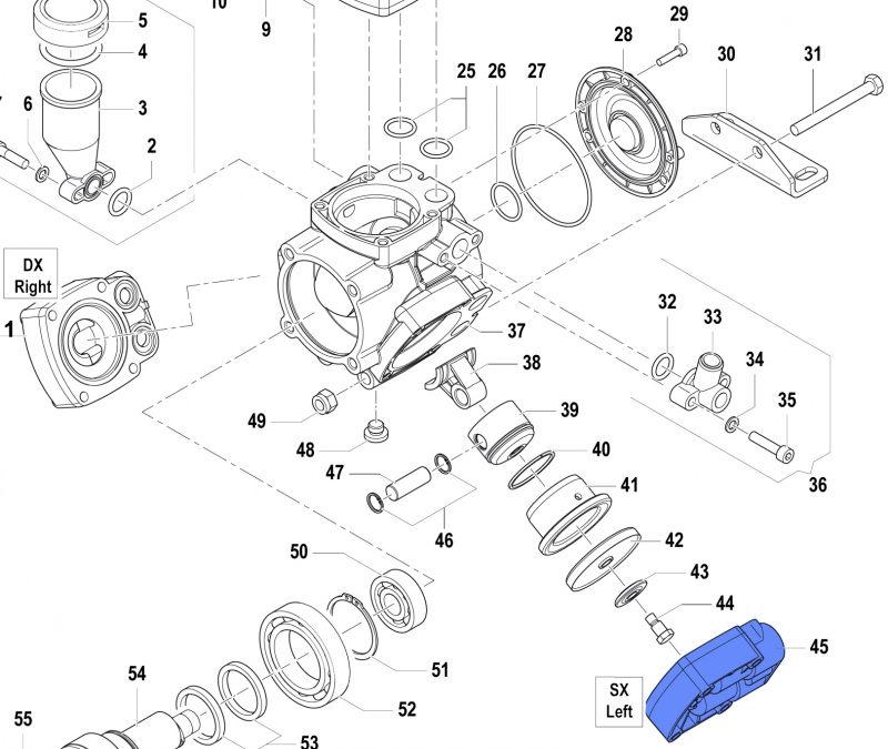 Pump Manifold 3218030900 for Comet Pumps APS 31-41