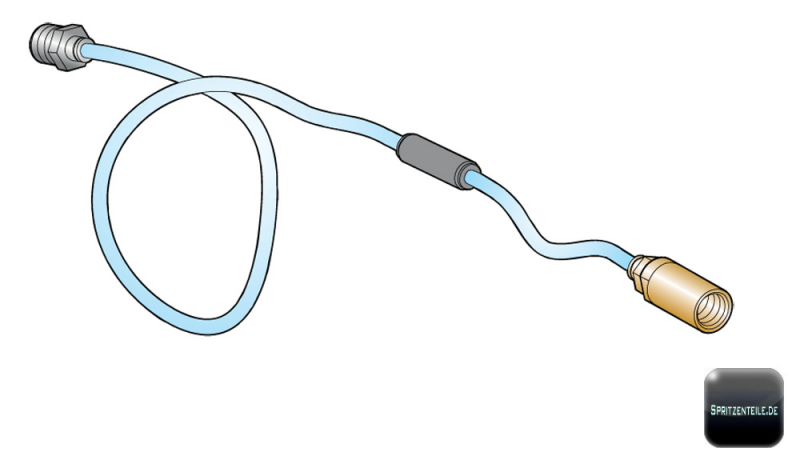 Rislan hose with quick fittings and separartion joint inclusive