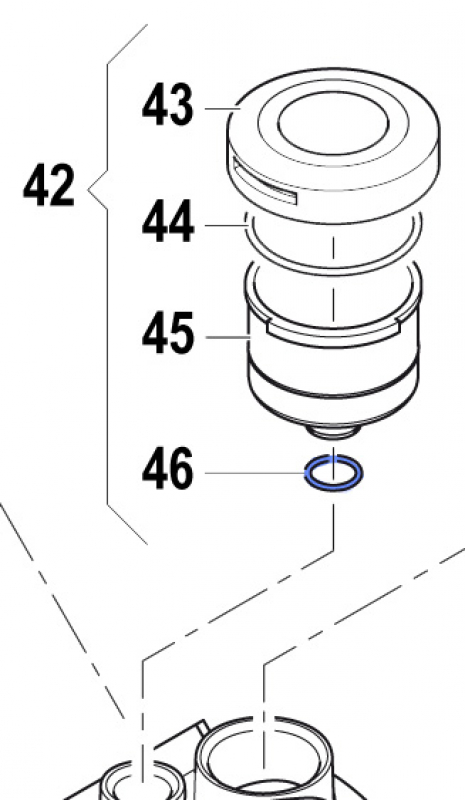 O-Ring 1210000200 für Comet Pumpe APS 145