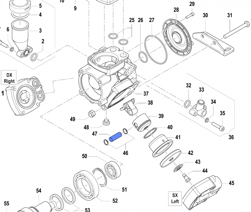 Gudgeon Pin 3011002400 for Comet Pumps APS 31-41