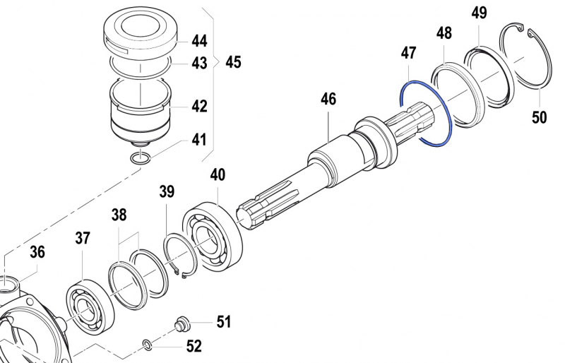 O-Ring 1210022500 for Comet Pumps APS 96
