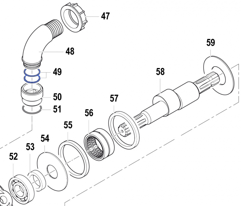 O-Ring 1210019700 Comet Pumpe APS 145