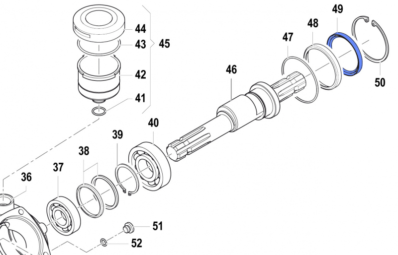 Oil Seal 0019009300 for Comet Pump APS 96