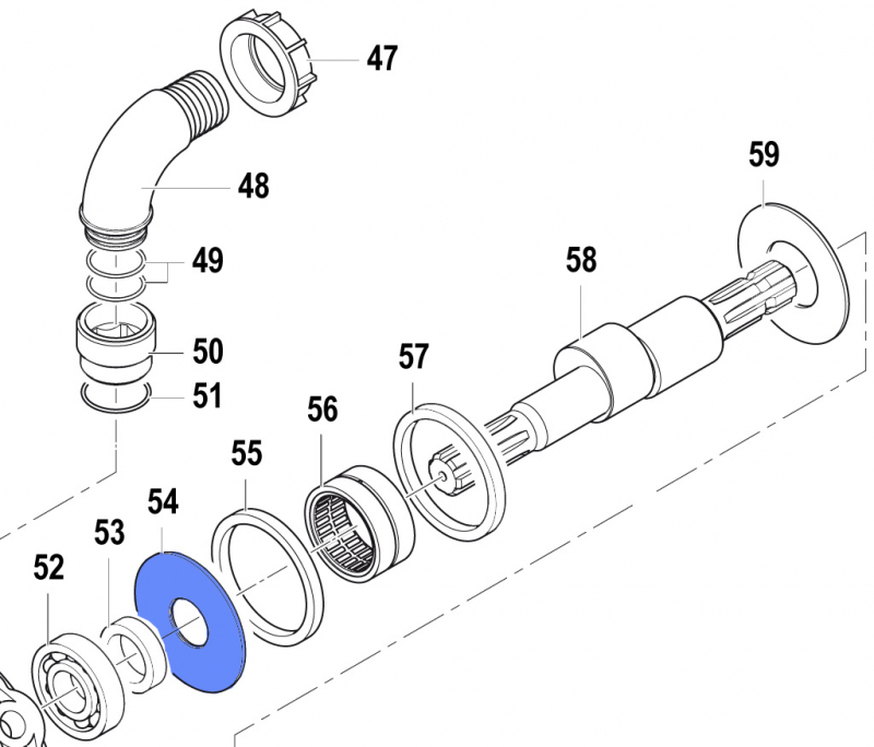 Connecting Rod Washer 2813003000 for Comet Pump APS 145