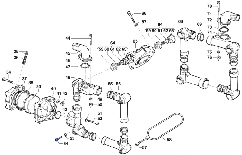 Schraube 3609016200 für Comet Pumpe BP 151-171 K