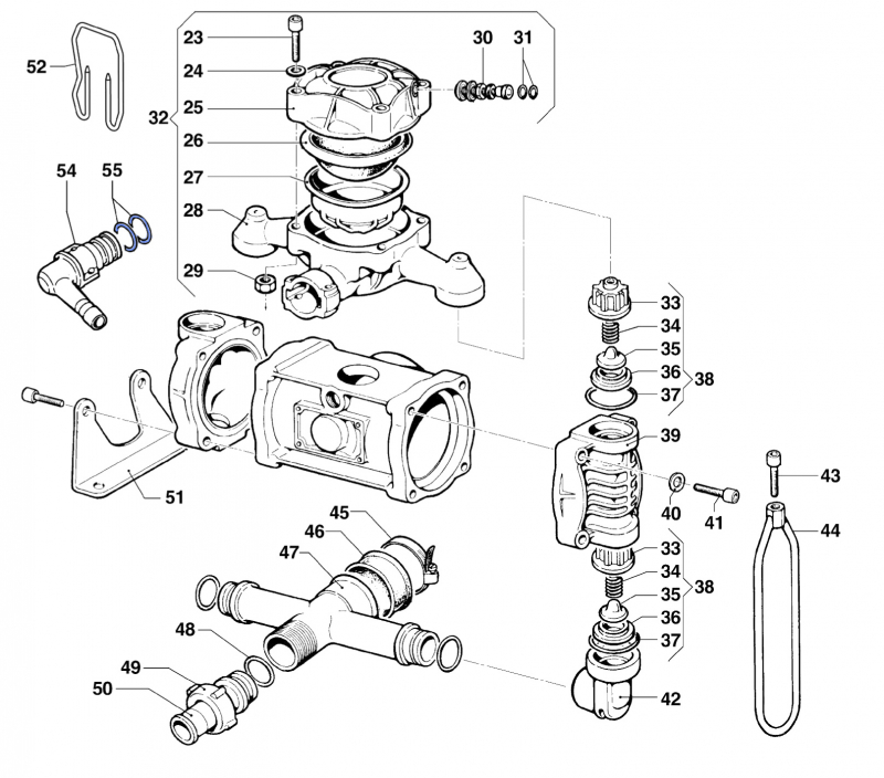 O-Ringe 12100002 für Comet BP 60 K Pumpen