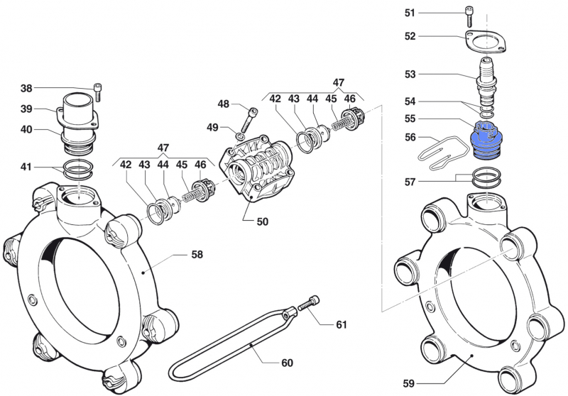 Delivery Hose Tail 2803015100 for Comet BP 205 K