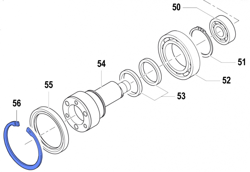 Inner Seeger 3020000200 for Comet Pumps APS 31-41