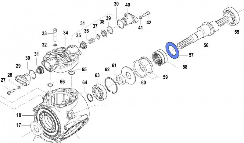 Connecting Rod Washer 2813007400 for Comet Pumps APS 101-121