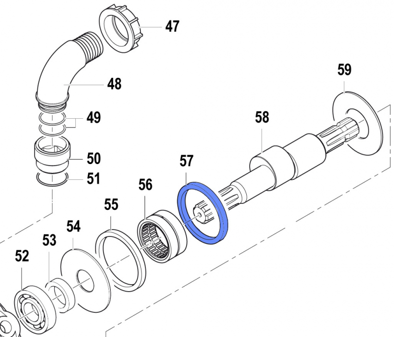 Connecting Rod Ring 0010000300 for Comet Pump APS 145