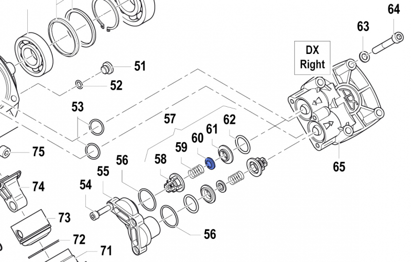 Suction Delivery Valve 3604002300 for Comet APS Pump 96