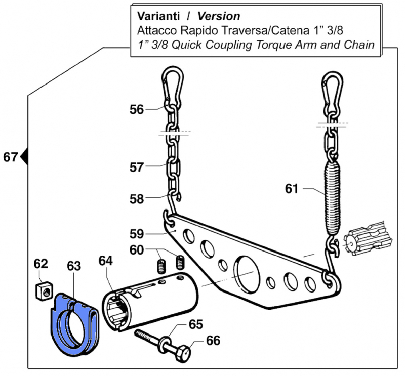 Collar for Comet Pump BP 60 K