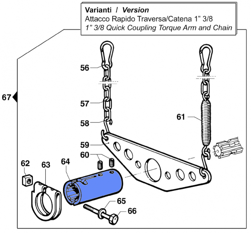 Quick Coupling for pump BP 60 K