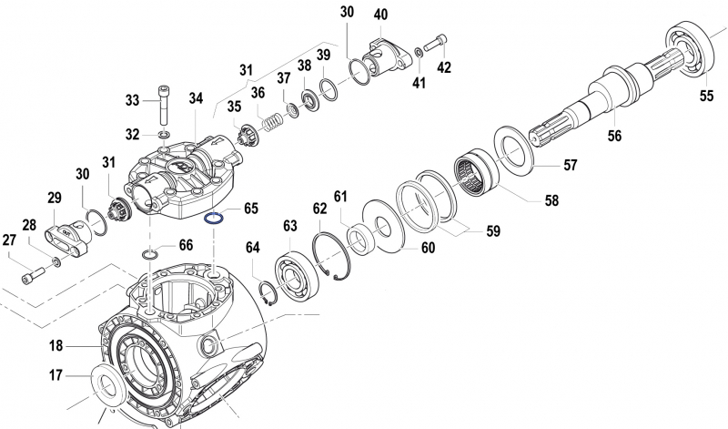 O-Ring 1210014500 for Comet Pumps APS 101-121