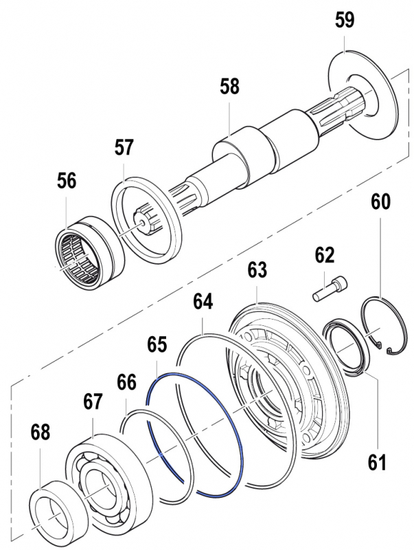 O-Ring 1210036500 für Comet Pumpe APS 145