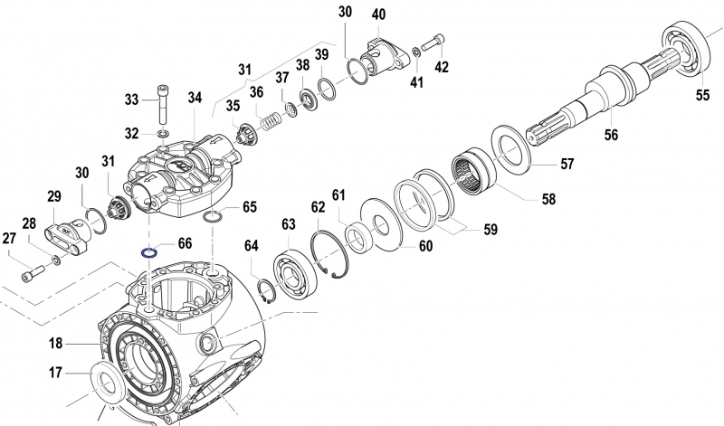 O-Ring 1210004700 for Comet Pumps APS 101-121