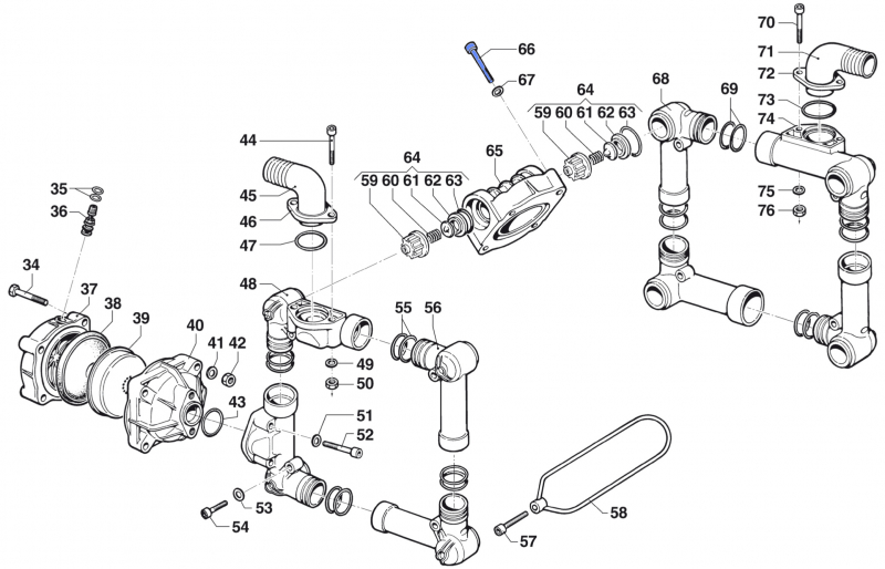 Schraube 3609019200 für Comet Pumpe BP 151-171 K