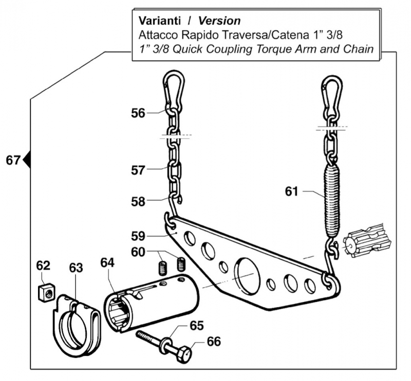 Quick Coupling Kit for pump BP 60 K