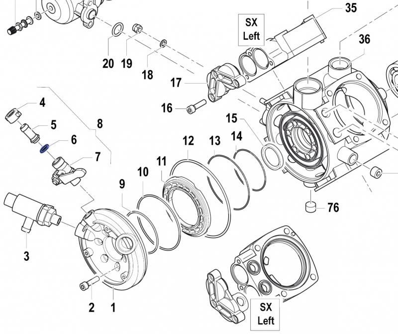 Dichtung 1209001300 für Comet Pumpe APS 96