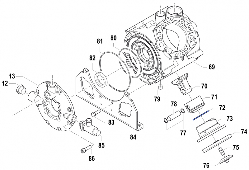 Compression Ring 0020000100 for Comet Pump APS 145