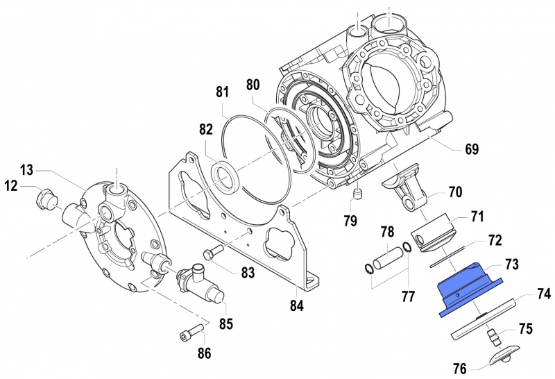 Piston Sleeve 0400007100 for Comet Pump APS 145