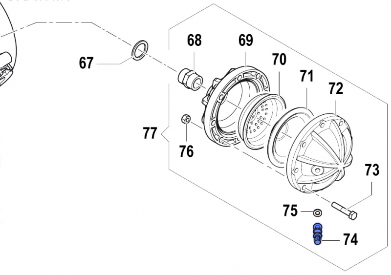 Air Valve 3610000300 for Comet Pumps APS 101-121