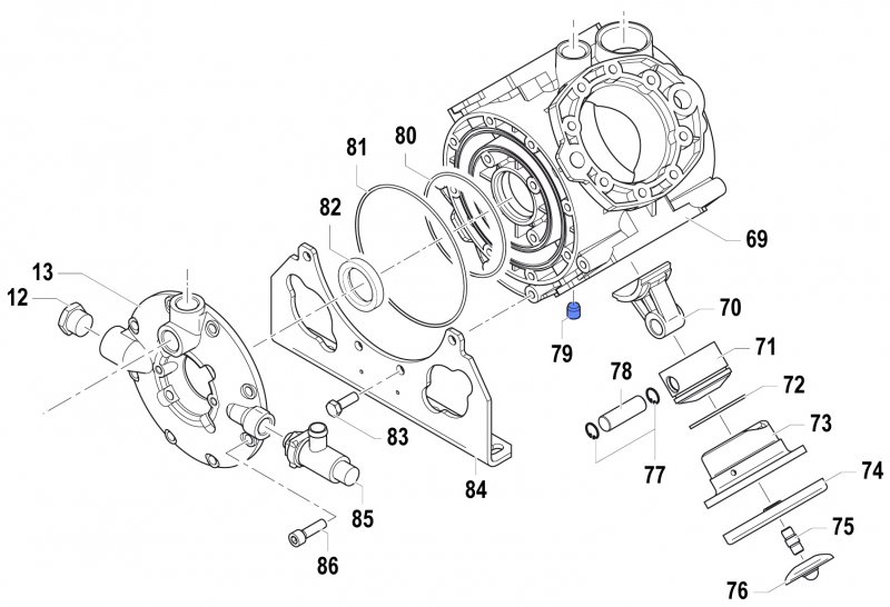 Plug 3200001900 for Comet Pump APS 145