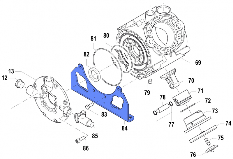 Pump Mounting Bracket 2400008400 for Comet Pump APS 145