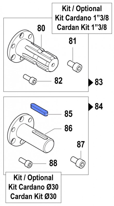 Splint 1602001800 für Comet Pumpen APS 51-61-71