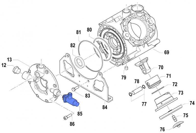Safety Valve 1219004100 for Comet Pump APS 145